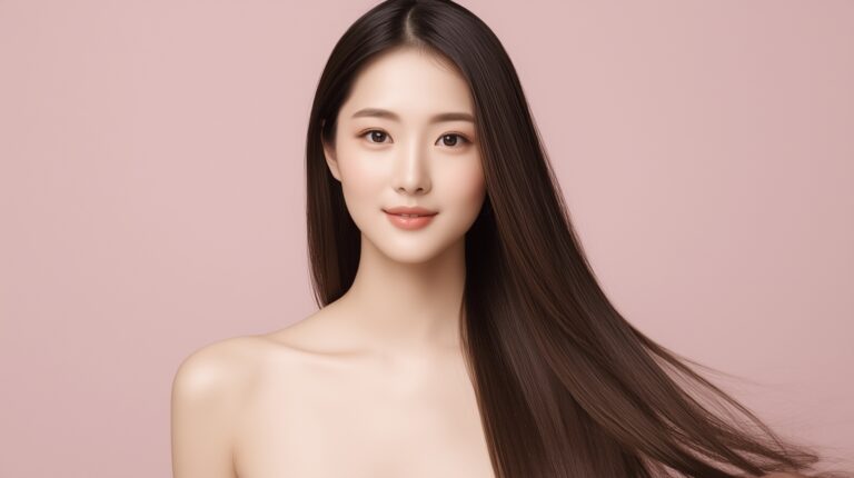 Korean AI Model With Silky Smooth Hair